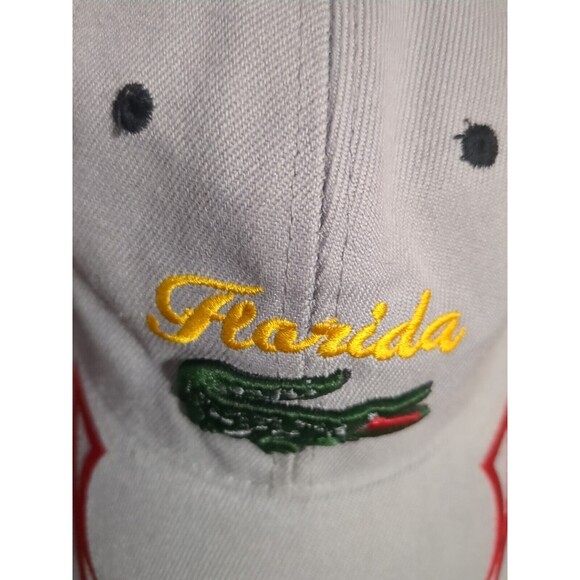 University Of Florida Gators USA Strapback Hat Cap Gray/Red/Green - Picture 7 of 7